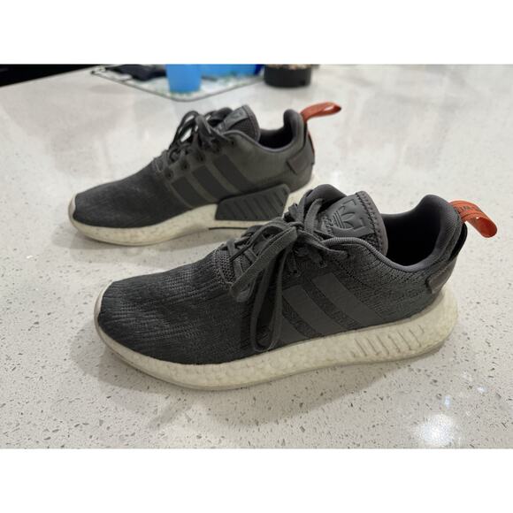 Adidas Originals Mens NMD Running Shoes Gray Low Top Sneakers Size 8.5 main image 6
